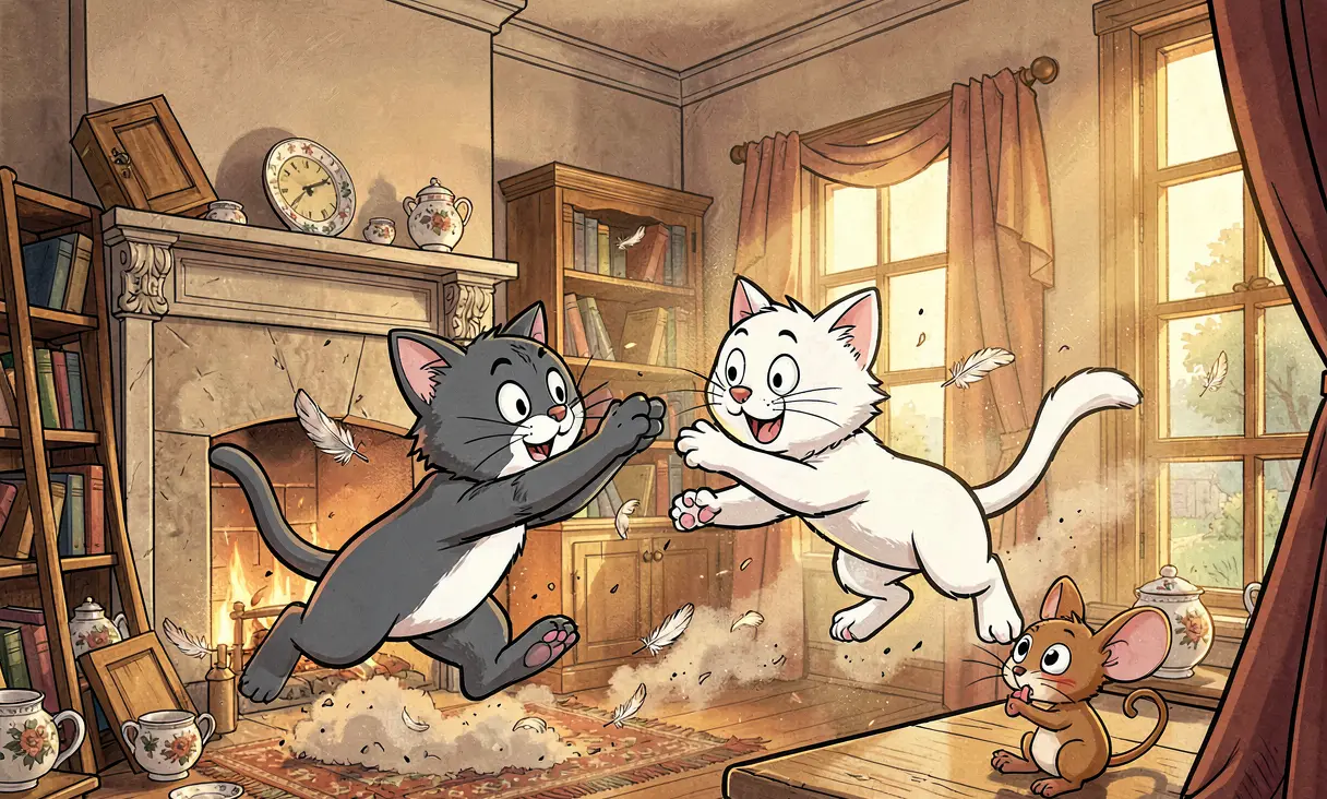 The Two Cat House