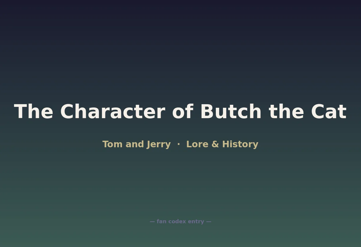 The Character of Butch the Cat