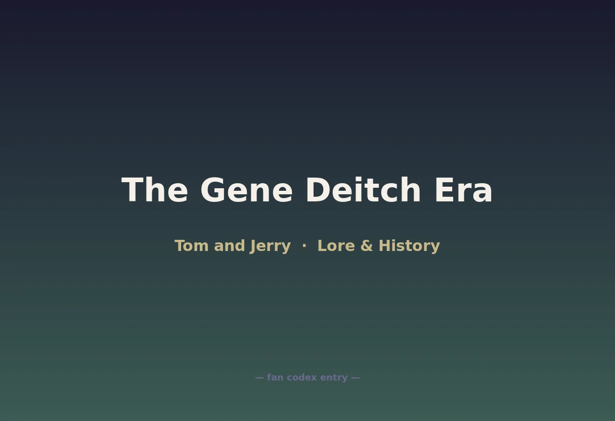 The Gene Deitch Era