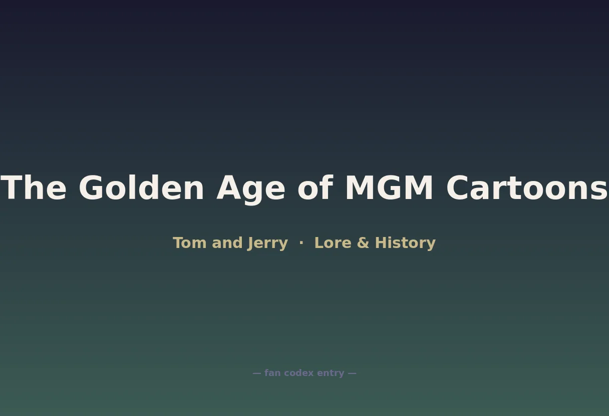 The Golden Age of MGM Cartoons