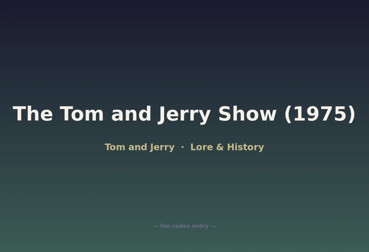 The Tom and Jerry Show (1975)