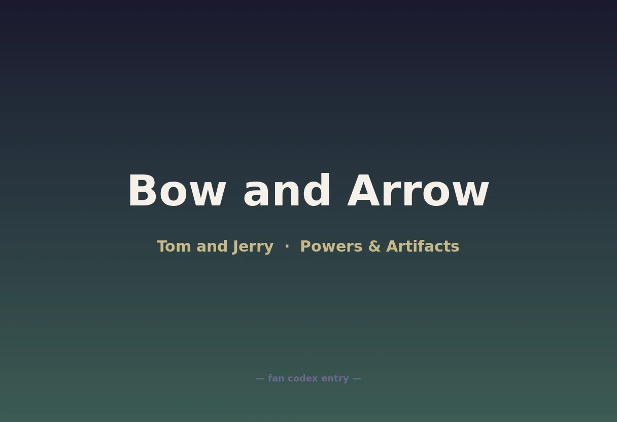 Bow and Arrow