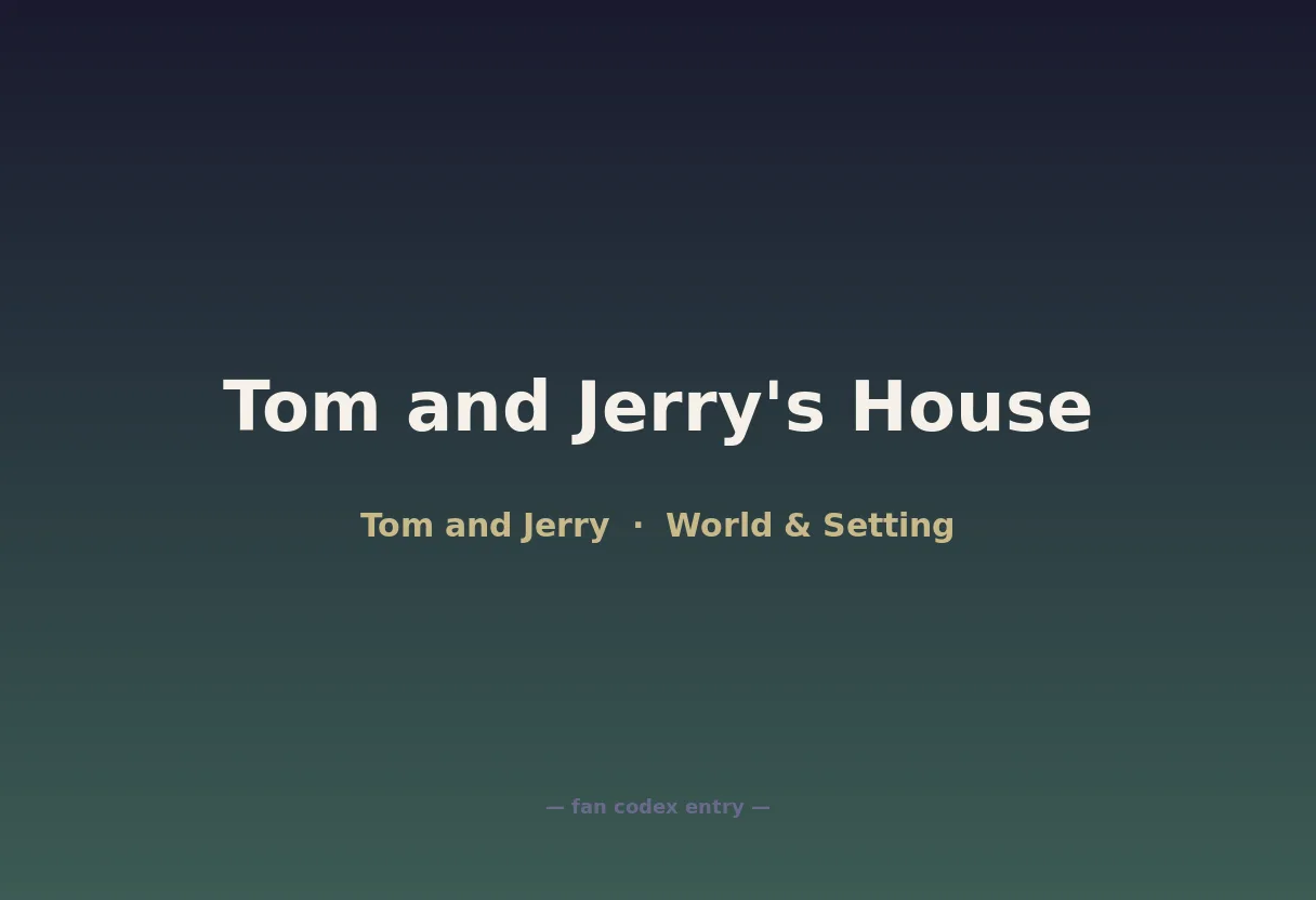 Tom and Jerry's House